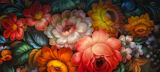 ЖОСТОВСКИЕ УЗОРЫ